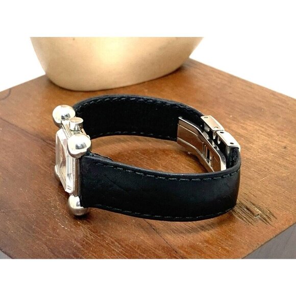 Misani Women's Watch Hermitage 2100 Swiss Quartz 20mm Petite Square Tank Leather - Picture 8 of 13